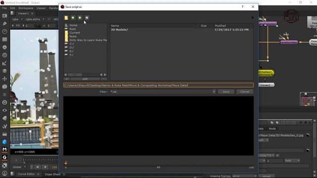 06 Importing 3D Model in to Nuke & Placement Adjustment смотреть онлайн