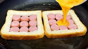 Приготовит даже ребенок! Самый вкусный и быстрый завтрак за 3 минуты