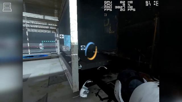 Portal 2 Gameplay GeForce 7200 GS смотреть онлайн
