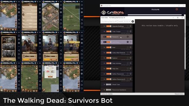 The Walking Dead: Survivors Bot - Auto Farming on TWDS! смотреть онлайн