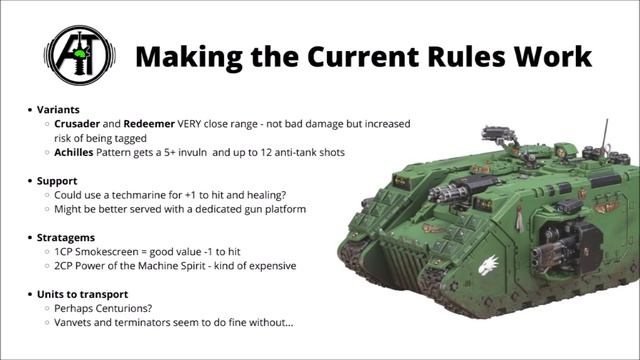 Fixing the Land Raider - How to Make them Work in Game? смотреть онлайн