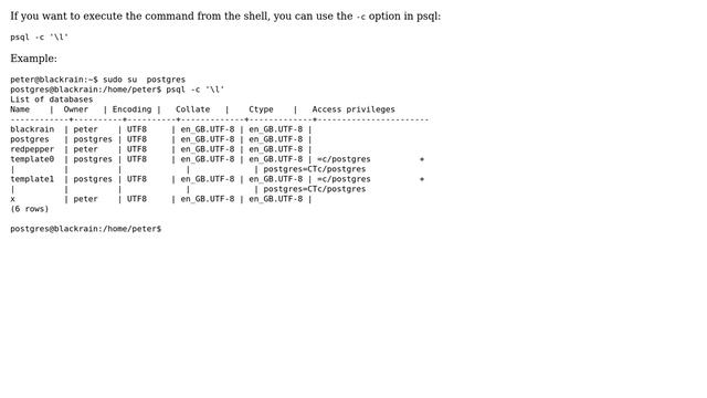How to see the list of the Postgres databases via the linux terminal? (2 Solutions!!) смотреть онлайн