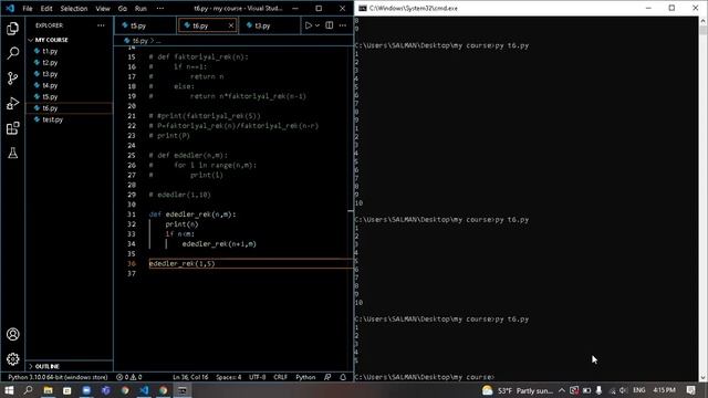 DƏRS-6.0 (PYTHON 3.X.X) смотреть онлайн