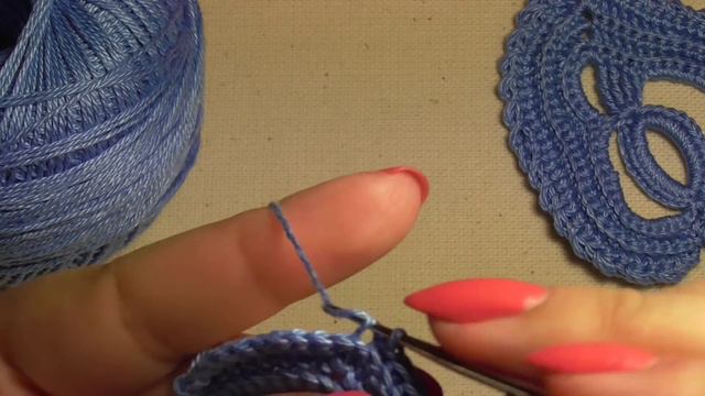 Листик крючком ажурный, плоский. Видео-урок. Ирландское кружево. смотреть онлайн