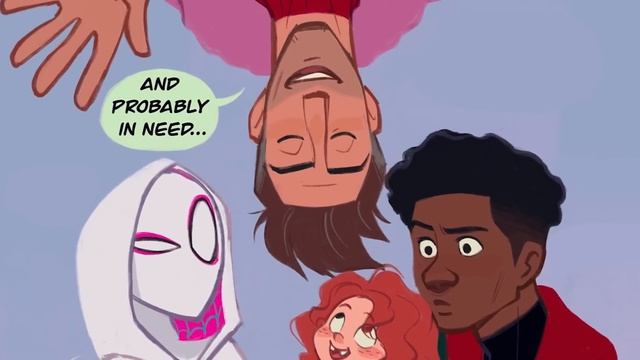 Miles and Gwen Get A New Job | Spiderverse Comic by Soposiii смотреть онлайн