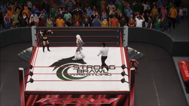 SBW Raw - AJ Lee Vs Nikki Bella Vs Kaiva Winters Vs Brie Bella