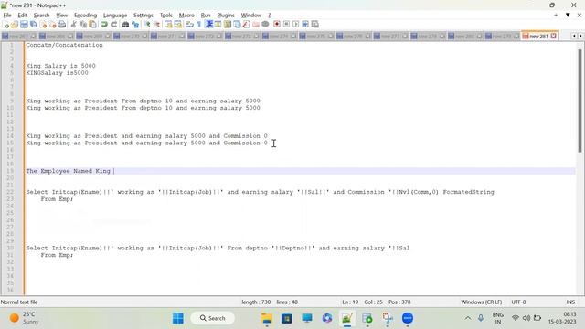 Oracle SQL & PLSQL ( Day - 7 ) | Concats | Live With Our Students смотреть онлайн