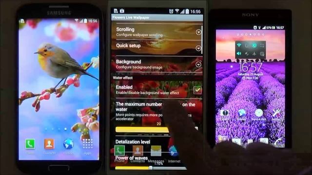 Flowers live wallpaper for android phones and tablets смотреть онлайн