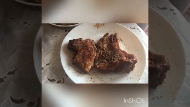 Антрекот из говядины на сковороде смотреть онлайн