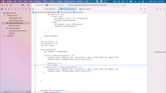 Dealing Cards - Blackjack Project смотреть онлайн