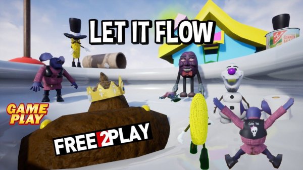 Let It Flow ★ Gameplay ★ PC Steam [ Free to Play ] action PvP game 2021 ★ HD 1080p60FPS