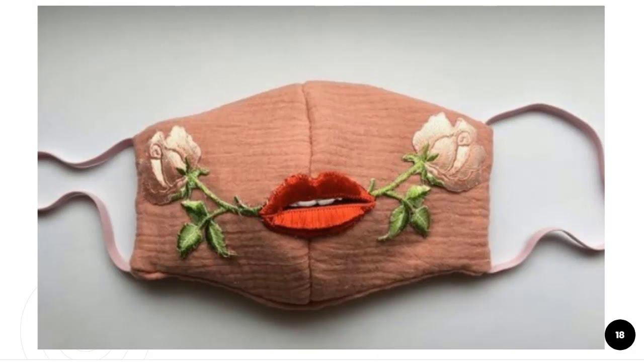 МАСКИ своими руками С ВЫШИВКОЙ - выкройки ТУТ. От короновируса ... смотреть онлайн