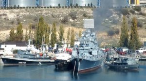 4 ноября 2014 Севастополь Горит БПК 'Керчь'