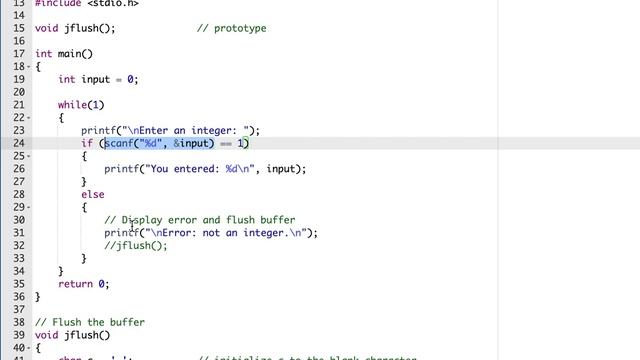 How to flush the input buffer смотреть онлайн