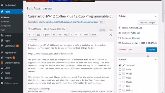 Keyword Density Checker WordPress Plugin Review смотреть онлайн