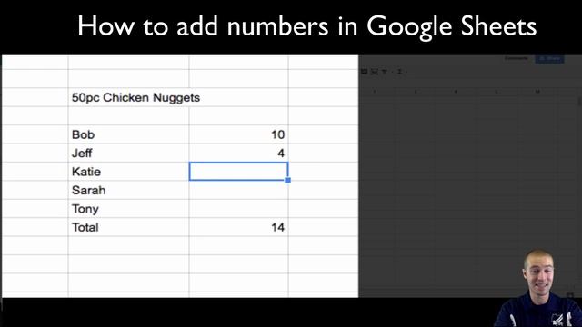 How to Add Numbers in Google Sheets смотреть онлайн