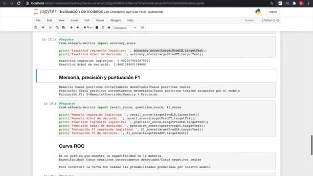 Evaluación de modelos - #6 Machine Learning en Python смотреть онлайн
