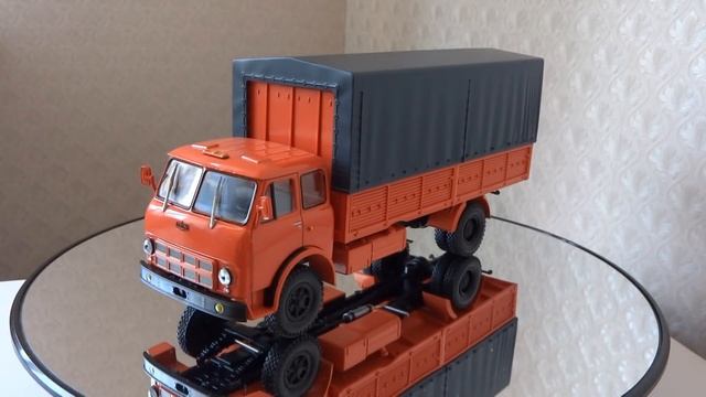МАЗ-53352 советский магистральный грузовой автомобиль | Наш Автопром | масштабная модель 1:43 смотреть онлайн