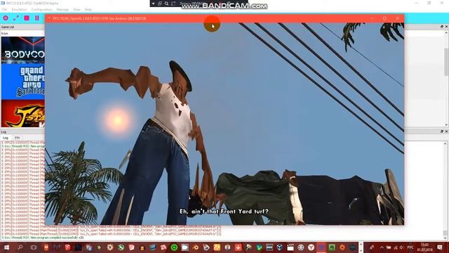 прохождение (grant auto avito sandres) на эмуляторе PCSX3 № 3 смотреть онлайн