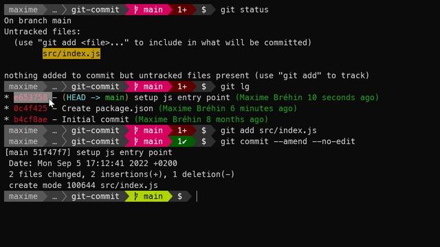 Protip Git #4 : réparer le dernier commit avec “--amend” смотреть онлайн