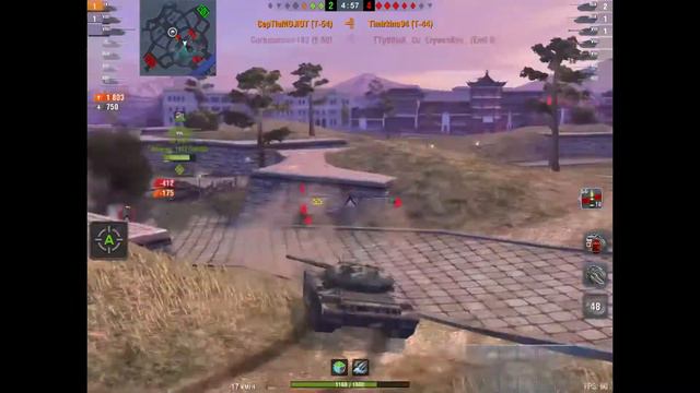 WoT Blitz. Т-54. Как это случилось? Мастер. Редли. Основной калибр. Стальная стена. смотреть онлайн