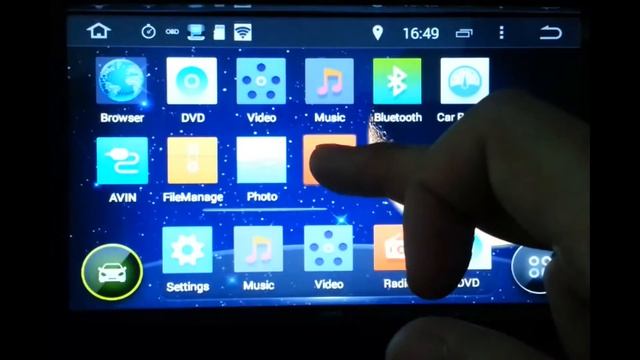 Android 4.4.2 Car DVD GPS Navigation System смотреть онлайн