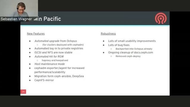 Ceph Tech Talk: Cephadm смотреть онлайн