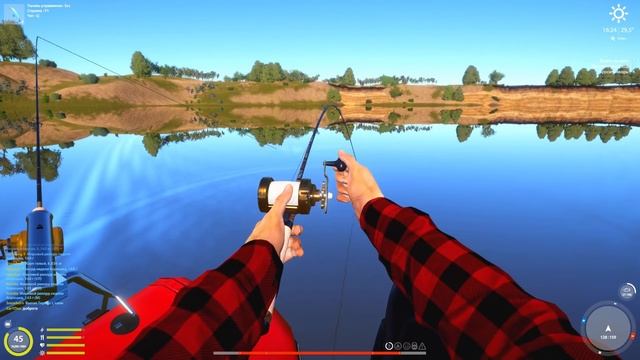 Лосось Каспийский на реке Ахтуба. Фарм 650 в час — Русская Рыбалка 4 смотреть онлайн