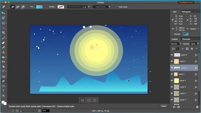 Mac Photo Editor Pixelstyle - Vector Illustration for Mac ( Features #2) смотреть онлайн