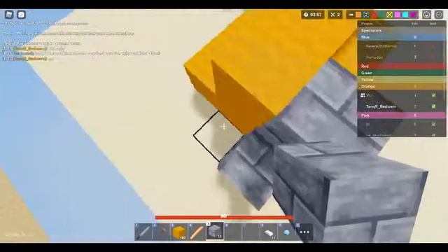 destroying people with AREY in Roblox bedwars смотреть онлайн