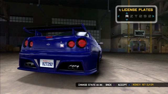 Midnight Club: Los Angeles - Nissan Skyline GT-R R34 Customization смотреть онлайн