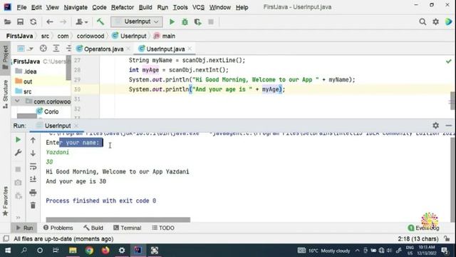 26. Introducing Java Scanner Class different Input Types | Working with Scanner class input types смотреть онлайн