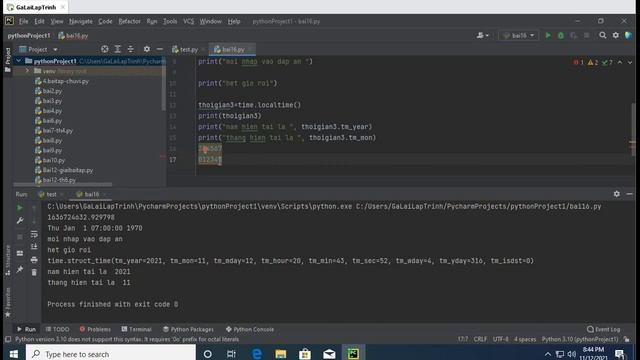 Bai16: Hàm time python - python căn bản cho người mới - Tự học lập trình python смотреть онлайн