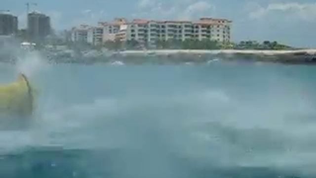 John Hits A Wave With The Jet Ski