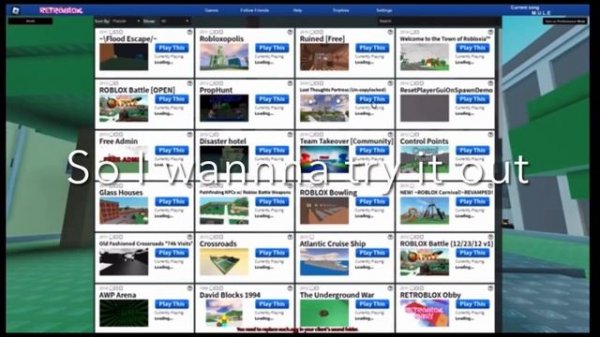 Playing the OLD Retro Studio… | Roblox