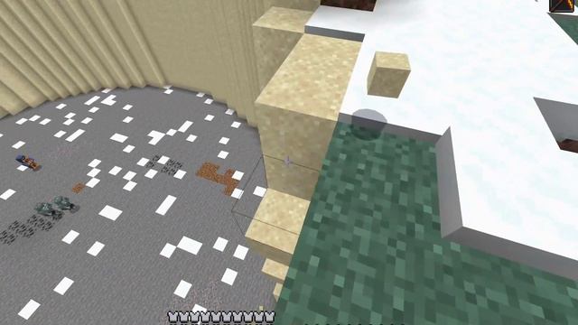 ПЕРЕНЁС ПУСТЫНЮ В ЗИМНИЙ БИОМ | МАЙНКРАФТ БЕДРОК ХАРДКОР смотреть онлайн