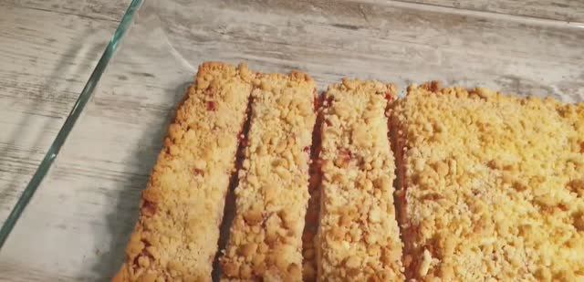 Песочная полоска с начинкой