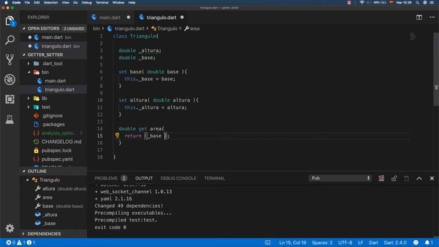 Curso Completo de Dart en Español [39] – Getter y Setter смотреть онлайн