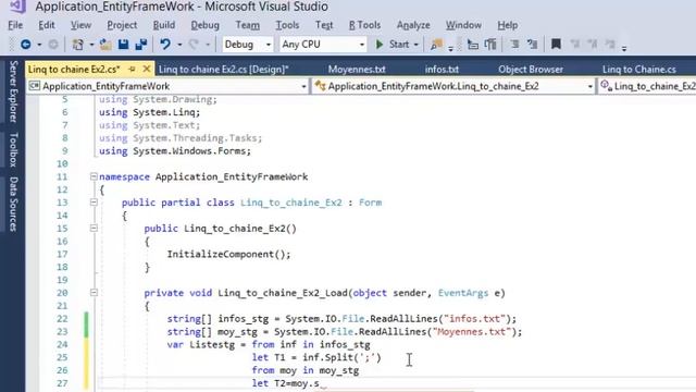 Linq to Object : Exercice sur les chaines de caractères + Fichiers смотреть онлайн