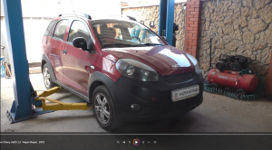 Замена задней правой ступицы на Chery indiS 1,3  Чери Индис  2012