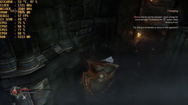 Teste Lords Of The Fallen GTX 1050 смотреть онлайн