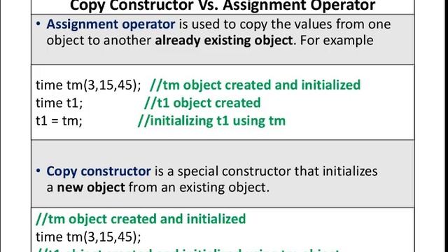 copy constructor смотреть онлайн