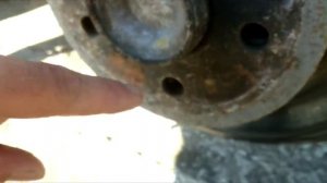 Замена задних тормозных дисков и колодок Opel Vectra B 2001 год 1.6 16 клап.