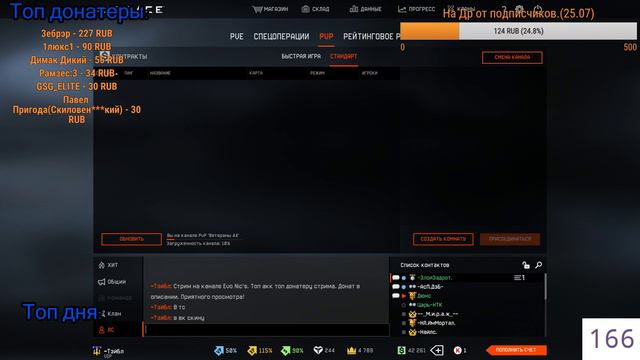 Празднуем днюху.Топовый аккаунт топ донатеру стрима. Warface Альфа. смотреть онлайн