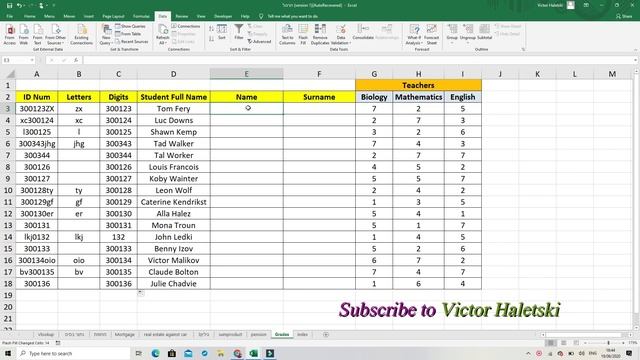 Excel для полных чайников Урок25 ! Используй Flash Fill смотреть онлайн