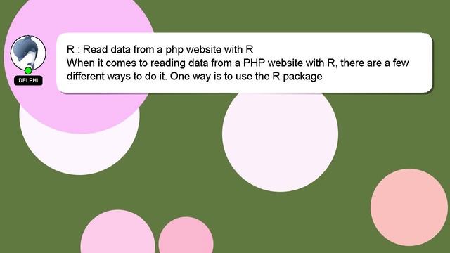 R : Read data from a php website with R смотреть онлайн
