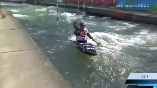 Hannes Aigner Germany Final / 2023 ICF Canoe-Kayak Slalom World Cup Augsburg Germany смотреть онлайн