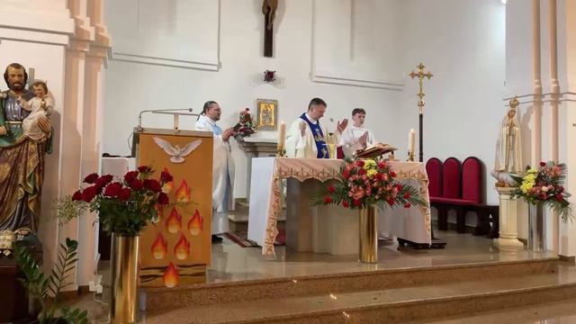 Св. Месса - понедельник 29.05.2023 в 18.00, литания смотреть онлайн