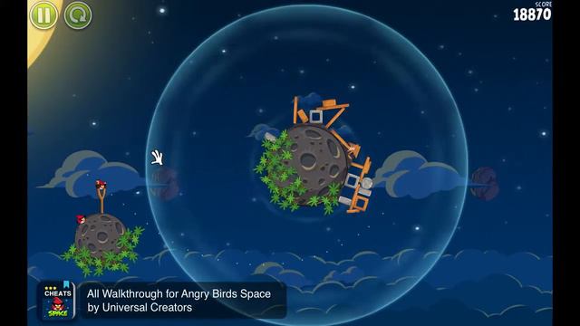 Angry Birds Space: Pig Bang Level 1-7: 3 Star Walkthrough смотреть онлайн