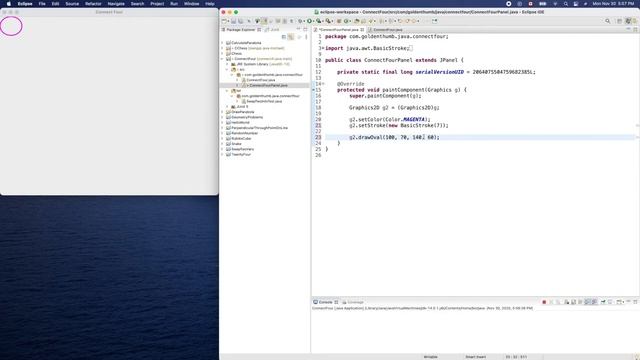 JPBE005: Drawing a circle in Java with antialias on смотреть онлайн